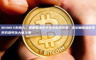 BitMEX创始人：即使联准会不得不继续升息，依旧相信加密货币仍然可以大幅上涨