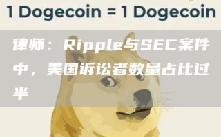 律师：Ripple与SEC案件中，美国诉讼者数量占比过半