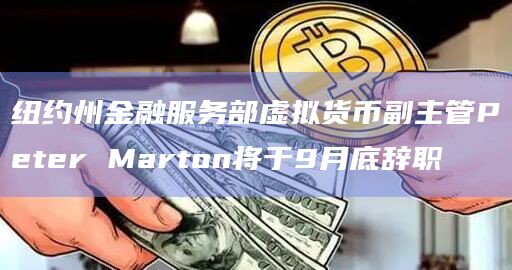 纽约州金融服务部虚拟货币副主管Peter Marton将于9月底辞职-第1张图片-旋风百科